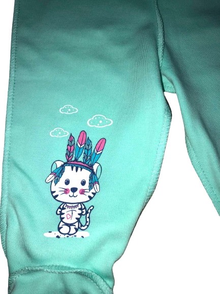 Ползунки детские Bambinelli р.56 бирюзовый П300-5 