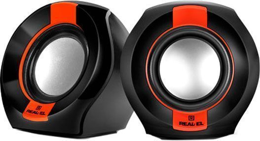 Акустическая система Real-el S-50 2.0 black/red 