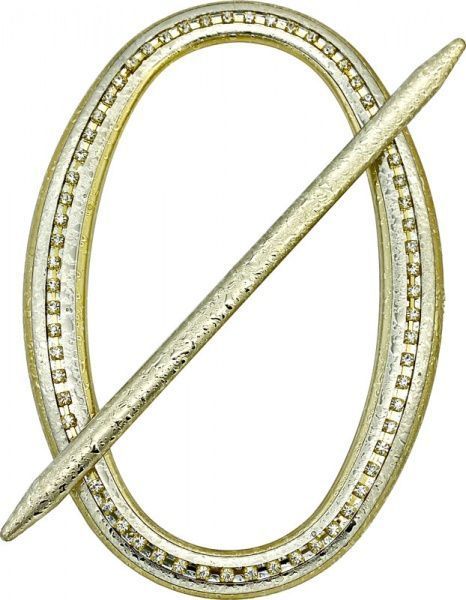 Декор Овал Элит 180х125 мм мокрое золото D0003-1а MISLT