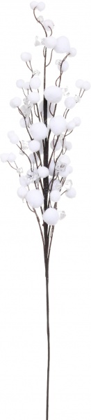 Декорація новорічна Гілка з кулями 75 см EPI-15A7384 