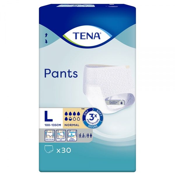Подгузники-трусы Tena Pants Normal L 100-135 см 30 шт.