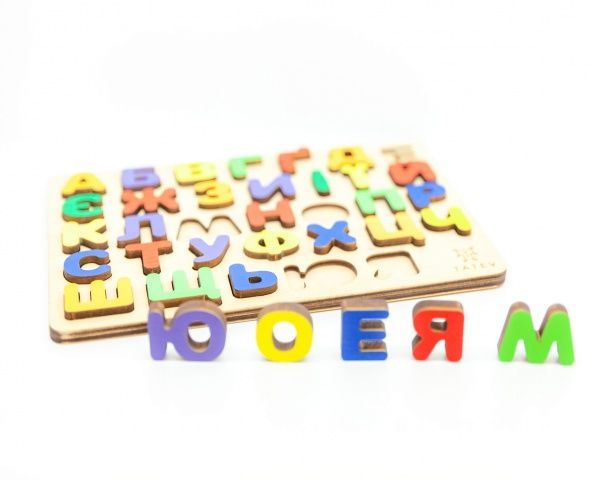 Пазлы деревянные Tatev Абетка