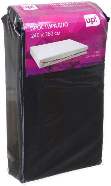 Простирадло 240x260 см в асортименті UP! (Underprice) 