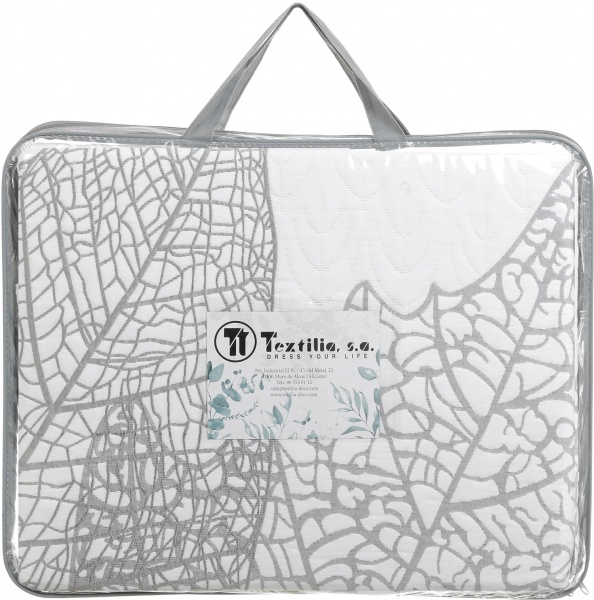 Покрывало Sidney C11 235x270 см Textilia белый с рисунком 