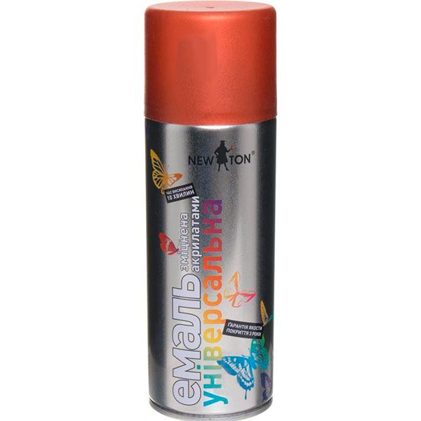 Эмаль аэрозольная New Ton универсальная медь глянец 400 мл