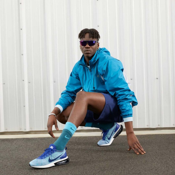 Кроссовки Nike AIR MAX FLYKNIT RACER FD2765-400 р.44 синий