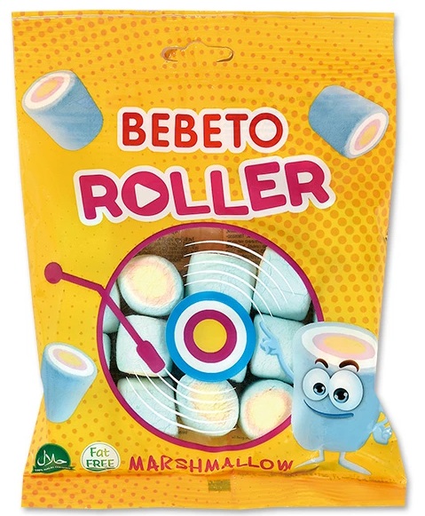 Маршмеллоу BEBETO Роллер 12 шт 60 г 