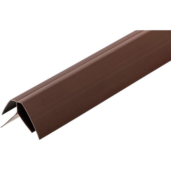 Угол универсальный ПВХ темно-коричневый 3 м