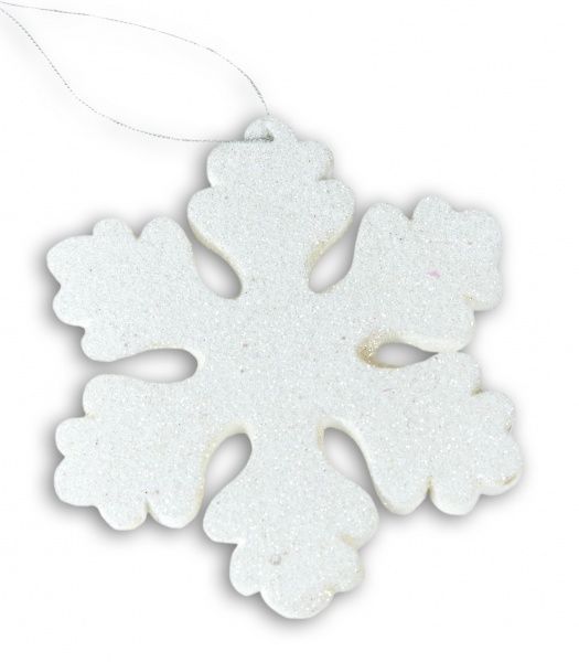 Декоративна підвіска Сніжинка 20х20 см 3635 