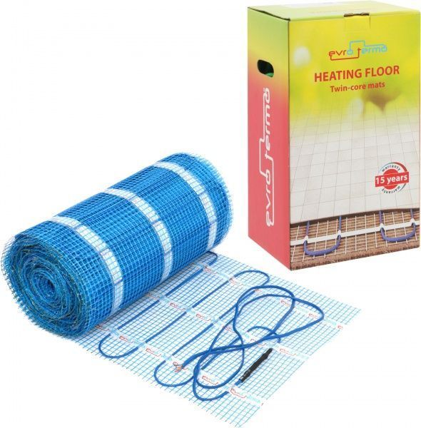 Нагревательный мат Evro-Termo 14,0 м2