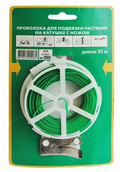Дріт Грин Бэлт на котушці (06-060) 25 м 25 м зелений