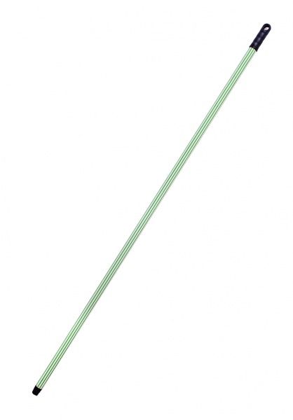 Ручка для швабры универсальное Гривня Петрівна прорезиненная 120см*0,23мм, бело-зеленая 