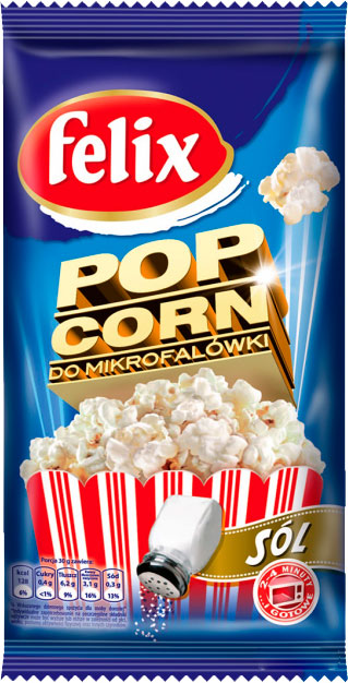 Попкорн Felix солёный 90 г