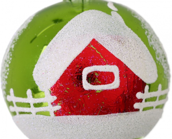 Шар новогодний мульти d 60 мм в ассортименте