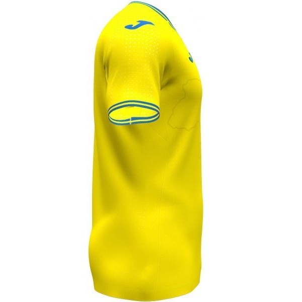 Футболка форми збірної України 2021 Joma FED. FUTBOL UCRANIA SHORT SLEEVE T-SHIRT AT102404A907 р. XL жовтий