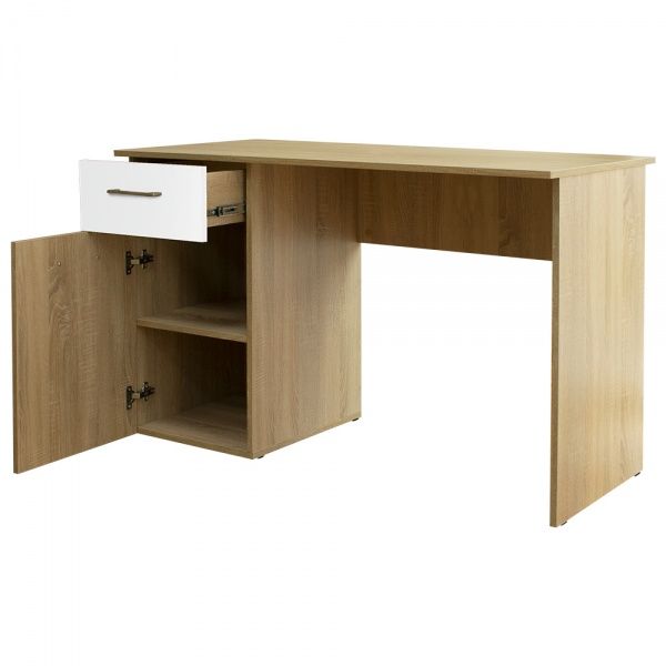 Стол письменный DC Ганза дуб сонома/нимфея альба 