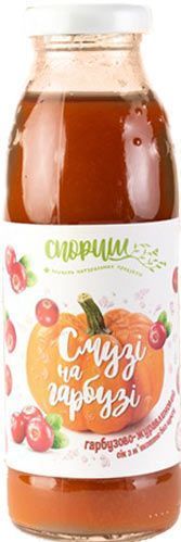 Сок Тыквенно-клюквенный с мякотью без сахара 0,3л 