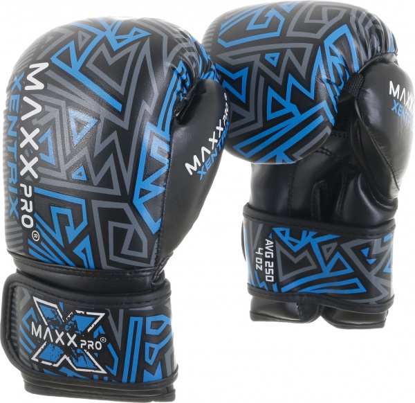 Рукавички для карате MaxxPro AVG-250 р. 4 синій