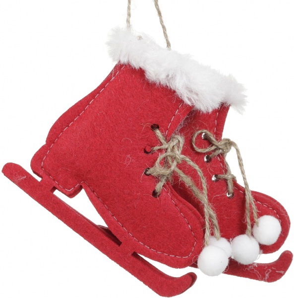 Декорация новогодняя Коньки 11х1х10 см DH8056010