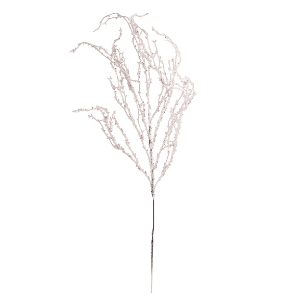 Гілочка декоративна YES! Fun Бісер біла 70 см 973915 