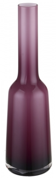Ваза Wrzesniak Glassworks Bottle 32 см лилова 