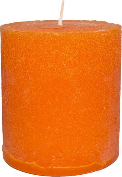 Свеча Цилиндр оранжевый 70х75 мм С775-225 Feroma Candle