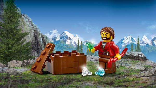 Конструктор LEGO City Погоня по горной реке 60176