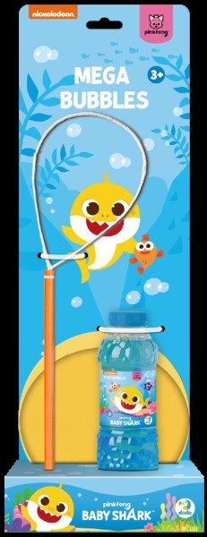 Набір мильних бульбашок DoDo Mega Bubbles з тарілкою Baby Shark 450 мл 200515