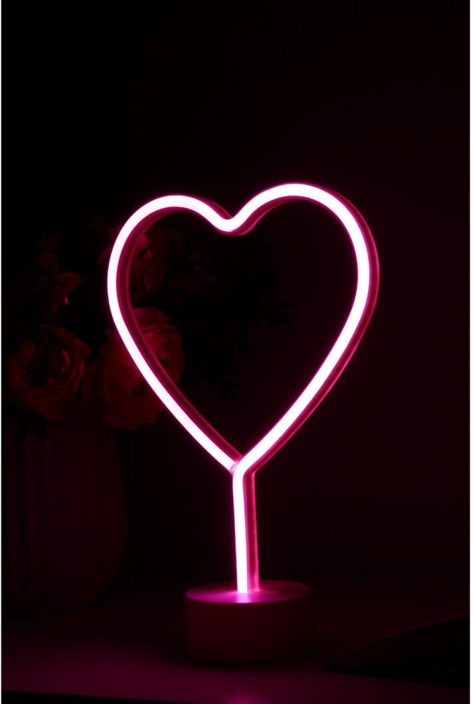 Настольная лампа Sensio Neon Love 1 Вт красный 9180-HEART