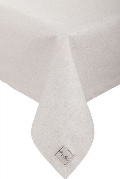 Скатерть Среребро 132x180 см бежевый/серебряный La Nuit 