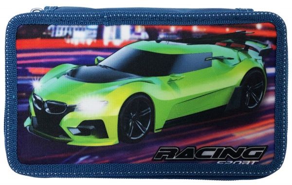 Пенал Racing 210/70D PL 20405 CLASS синий