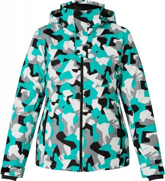 Куртка McKinley Gisela wms 408184-901915 42 чорно-м'ятний