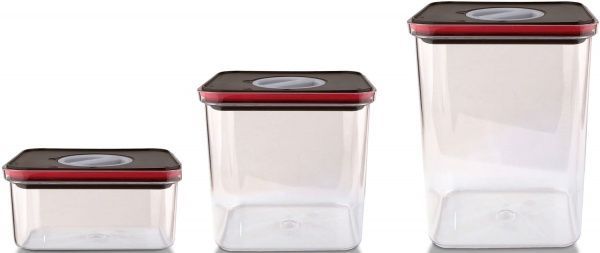 Емкость для сыпучих Rectangle 2,7 л Flamberg Premium