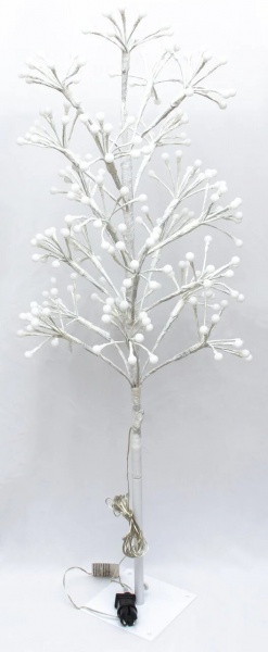 Декорация новогодняя Девилон Дерево белое, 120х18х18 см 