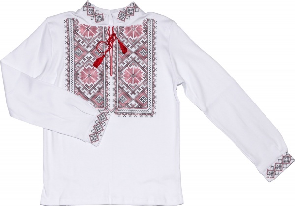 Джемпер для мальчика Фламинго 791-204 р.140 белый 