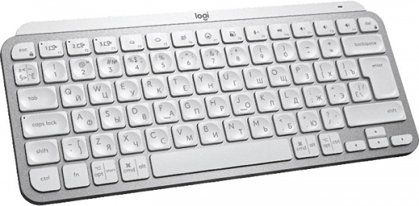Клавіатура Logitech MX Keys Mini For Mac Minimalist Wireless Illuminated (920-010526) Pale Gray 