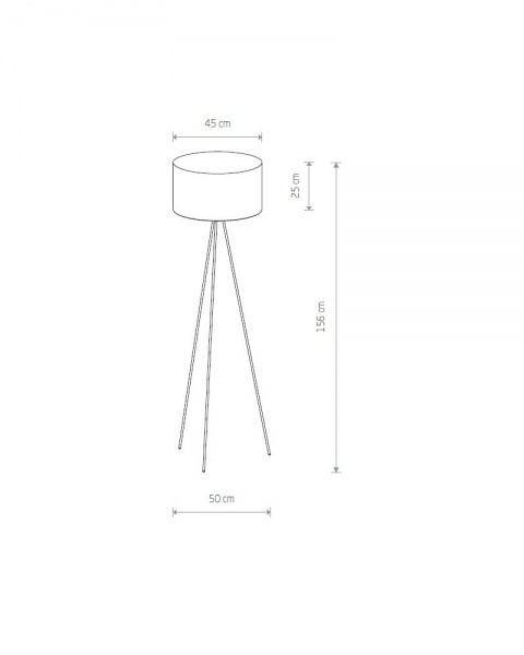 Торшер Nowodvorski Cadilac 40 Вт E27 белый 8191 