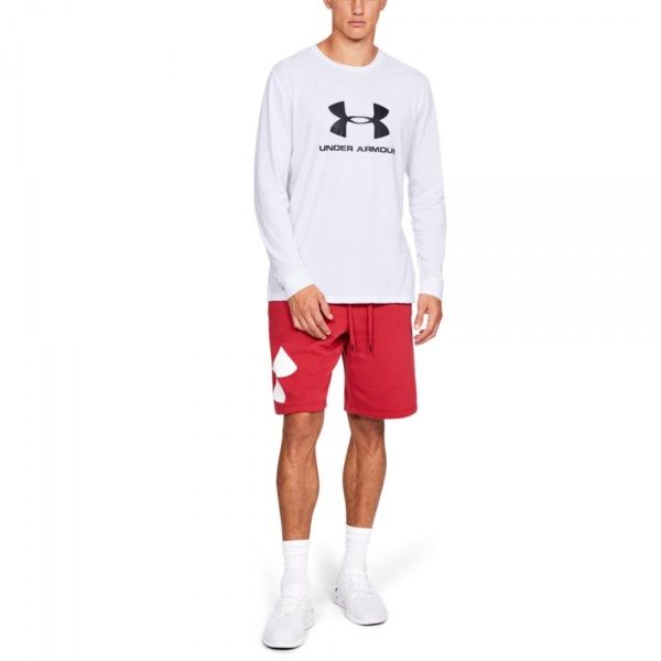 Футболка Under Armour SPORTSTYLE LOGO LS 1329283-100 XL білий