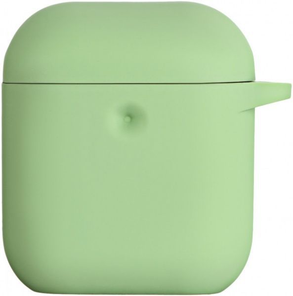 Чохол для навушників 2E для Apple AirPods Pure Color Silicone 3.0 мм Light green (2E-AIR-PODS-IBPCS-3-LGR) 