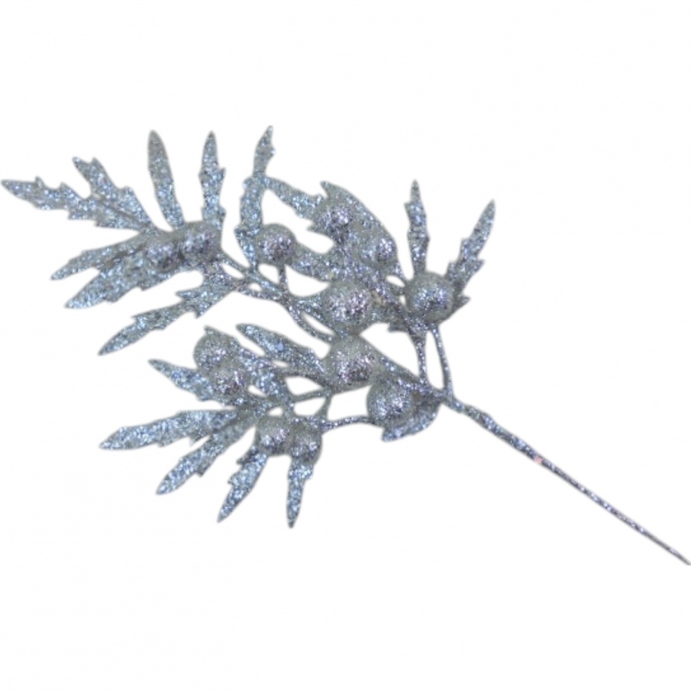 Декорація гілка з гостроконечним листям колір в асортименті 35 см RS1Z2485