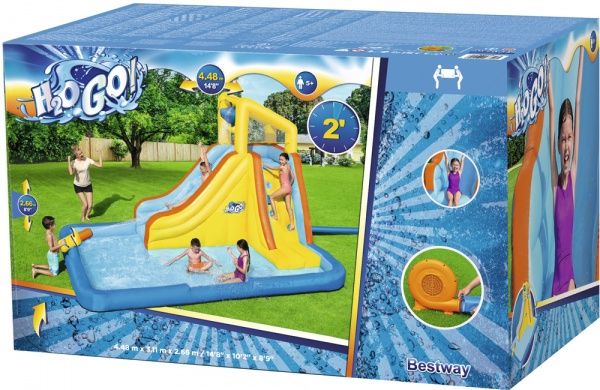 Бассейн надувной Bestway Beachfront Bonanza 448х411х266 см