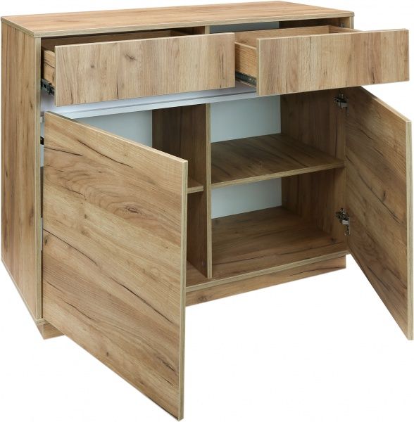 Комод Рио 2Я2Т дуб золотой/дуб золотой 