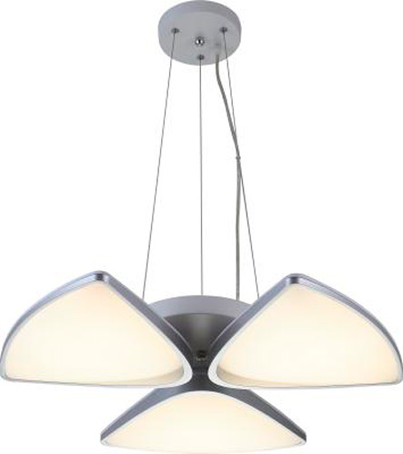 Люстра светодиодная Altalusse 36 Вт бело-серебряный INL-9368P-36