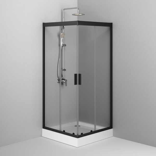 Душевое ограждение AM.PM Gem Square Slide 90x90см W90UG-403-090BT