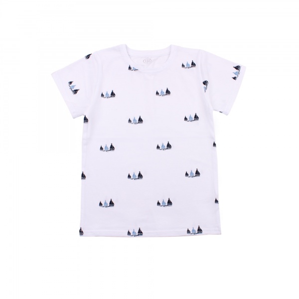 Футболка для хлопчиків Фламінго 864-424 р.164 білий 