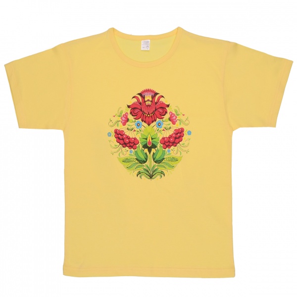 Футболка для девочек Татошка р.158 желтый 0601301цжл 