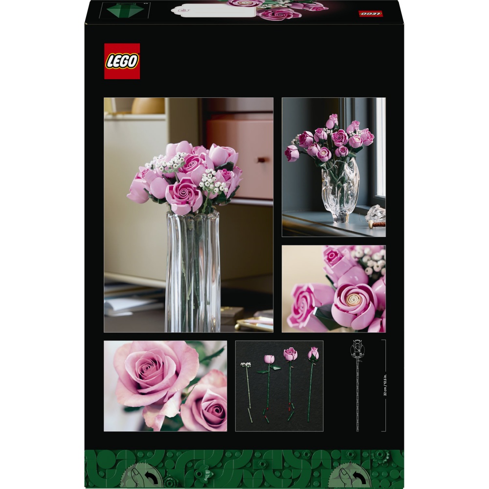 Конструктор LEGO Botanical Букет рожевих троянд 10374