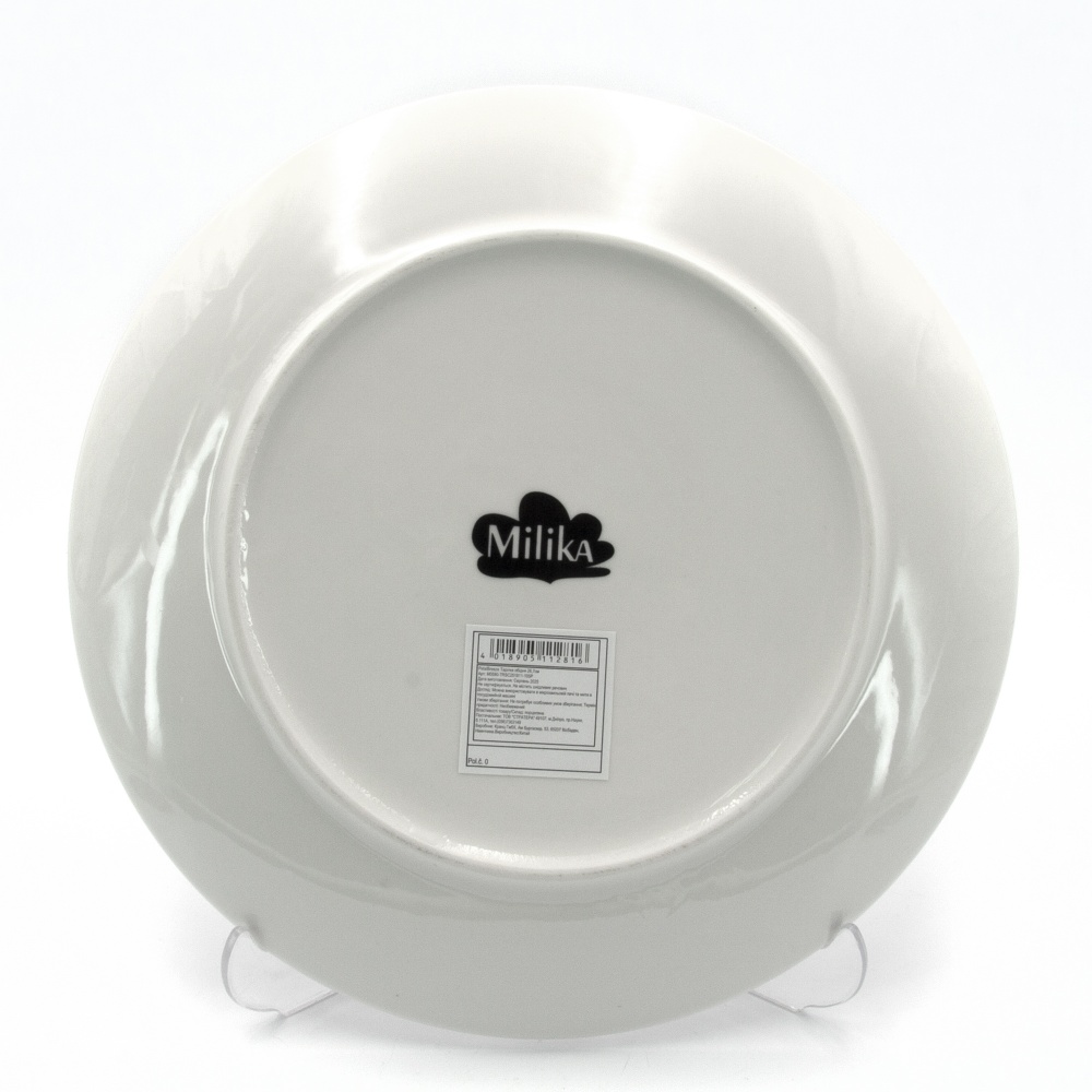 Тарілка обідня Milika Zaflora 26,7 см M0580-TRSC251812-105P