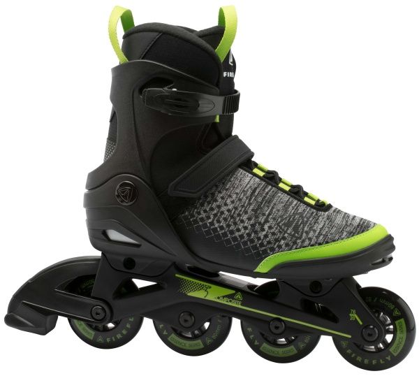 Роликовые коньки Firefly ILS 110 M80 289643-900050 р. 46 черный