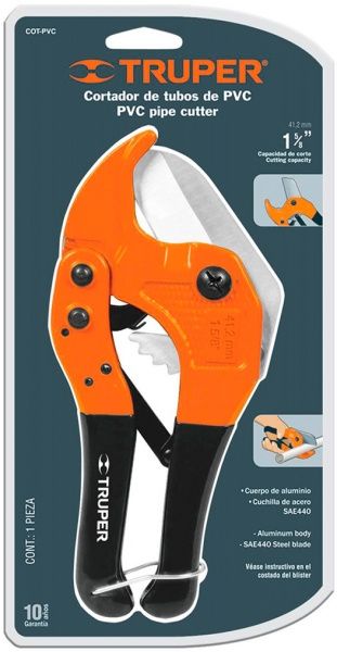 Труборез Truper для ПВХ труб Комфорт 41.2 мм COT-PVC 